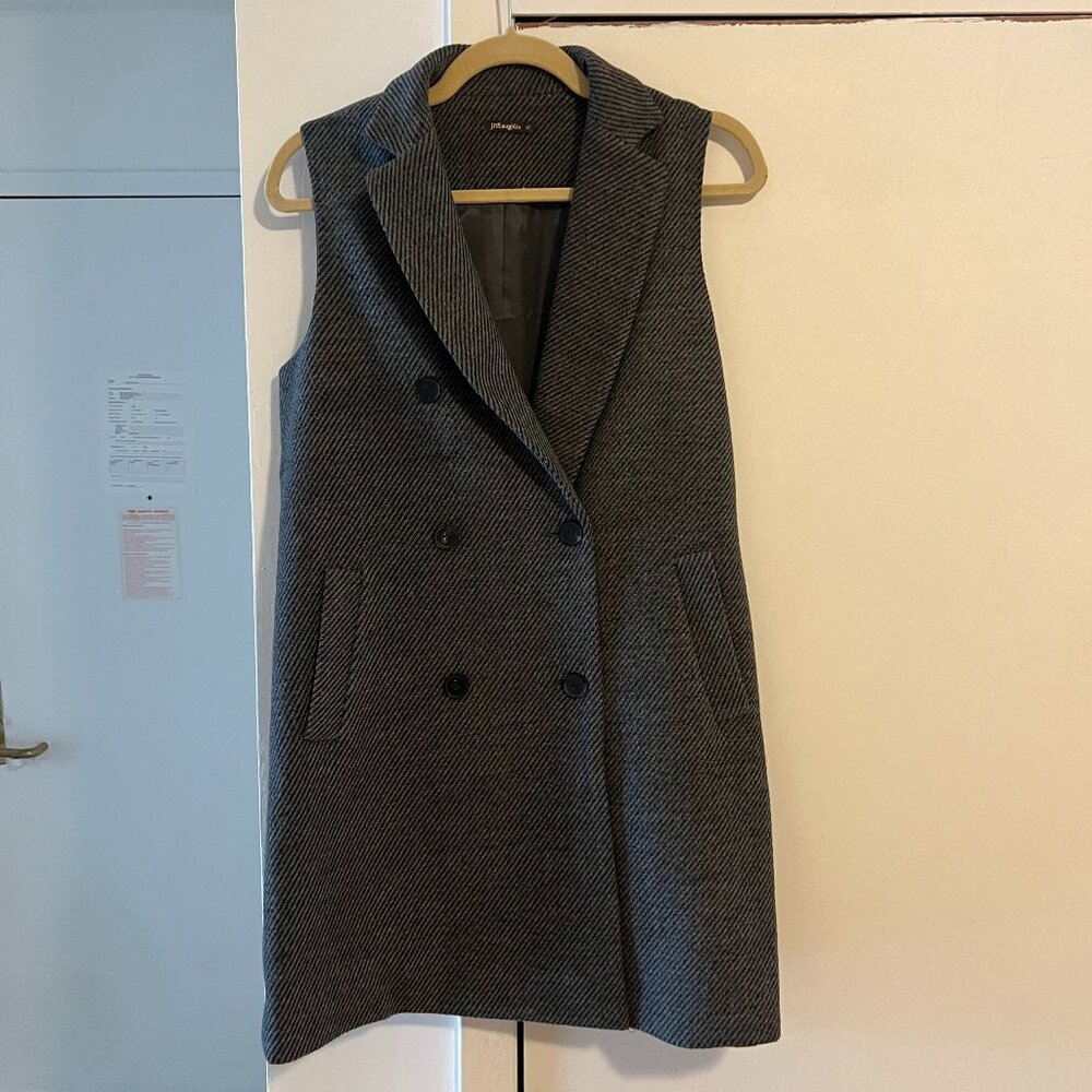 J. McLaughlin Gray Nova Vest Dress, Size XS